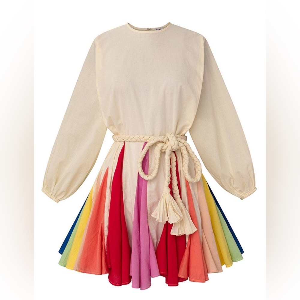 Rhode Resort Ella Rainbow Dress | Size XS